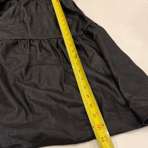 Amanda Uprichard Black Mini Dress with Puff Sleeves - Picture 11 of 11